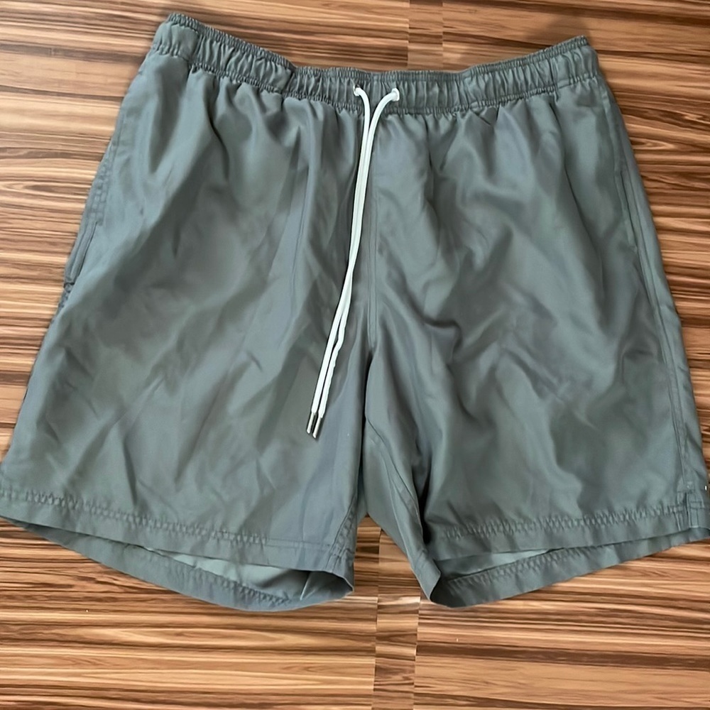 LANDS End Swim Trunks Size XL